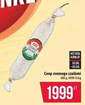 Coop Coop csemege szalámi ajánlat