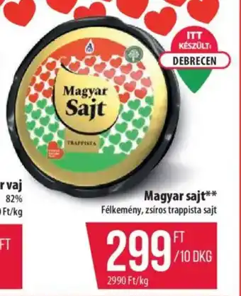 Coop Magyar sajt ajánlat