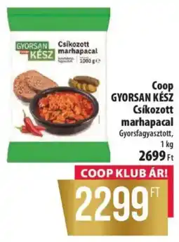 Coop Coop GYORSAN KÉSZ Csíkozott marhapacal ajánlat