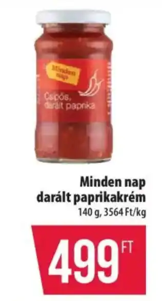 Coop Minden nap darált paprikakrém ajánlat