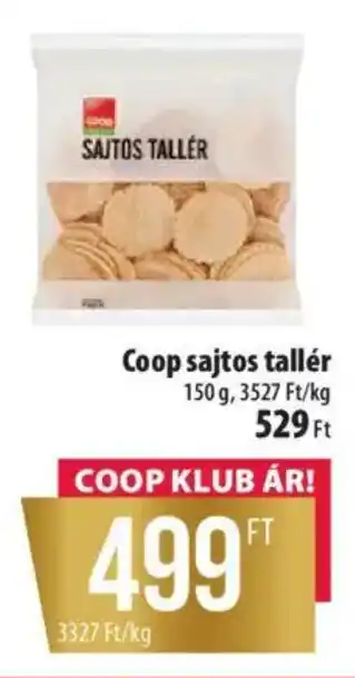 Coop Coop sajtos tallér ajánlat