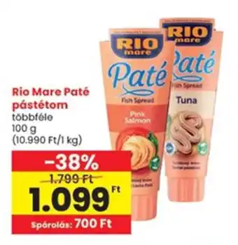 Interspar Rio Mare Paté pástétom ajánlat