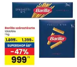 Interspar Barilla száraztészta ajánlat