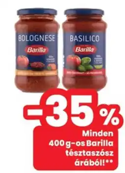 Interspar Barilla tésztaszósz ajánlat