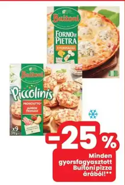 Interspar Gyorsfagyasztott buitoni pizza ajánlat