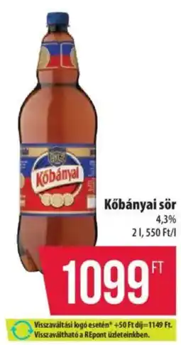 Coop Kőbányai sör ajánlat