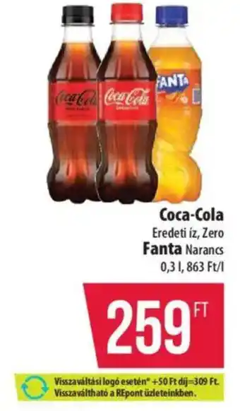 Coop Coca-Cola / Fanta ajánlat