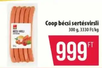 Coop Coop bécsi sertésvirsli ajánlat