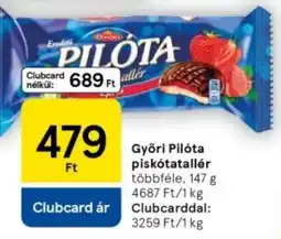 Tesco Győri Pilóta piskótatallér ajánlat