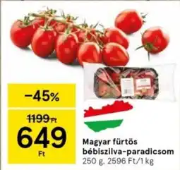 Tesco Magyar fürtös bébiszilva-paradicsom ajánlat