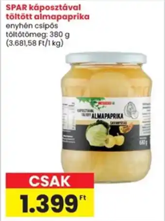 Interspar SPAR káposztával töltött almapaprika ajánlat