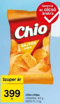 Tesco Chio chips ajánlat