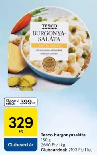 Tesco Tesco burgonyasaláta ajánlat