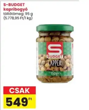 Interspar S-BUDGET kapribogyó ajánlat