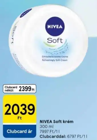 Tesco NIVEA Soft krém ajánlat