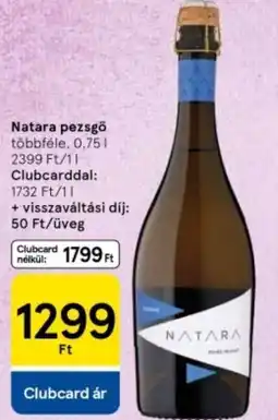 Tesco Natara pezsgő ajánlat