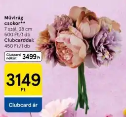 Tesco Művirág csokor ajánlat