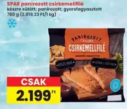 Interspar SPAR panírozott csirkemellfilé ajánlat