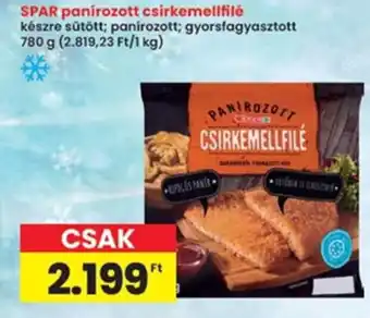 Interspar SPAR panírozott csirkemellfilé ajánlat