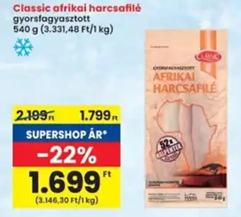 Interspar Classic afrikai harcsafilé ajánlat