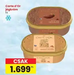 Interspar Carte d'Or jégkrém ajánlat