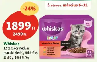 Fressnapf Whiskas macskaeledel ajánlat