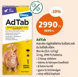 Fressnapf AdTab macska rágótabletta ajánlat