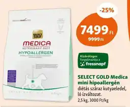 Fressnapf SELECT GOLD Medica mini hipoallergén ízváltozat. ajánlat