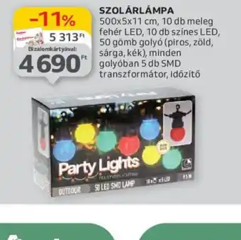 Auchan Szőllárlámpa Party Lights ajánlat