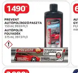 Prevent Autopolíroz pasta / Autopolíroz folyadék