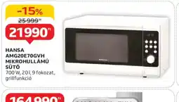 Auchan Mansa AMG20E70GVH Mikrohullámú sütő ajánlat