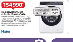 Auchan Haier HW70BP14829 Elöltöltős mosógép ajánlat