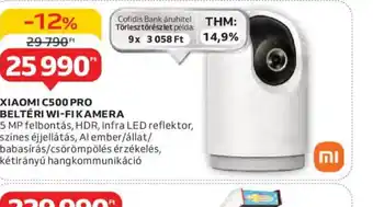 Auchan Xiaomi C500 Pro beltéri Wi-Fi kamera ajánlat