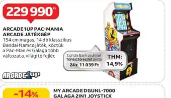 Auchan Arcade 1Up Pac-Mania Arcade Játékgép ajánlat