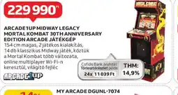 Auchan Arcade1Up Midway Legacy Mortal Kombat 30th Anniversary Edition Arcade Játékgép ajánlat