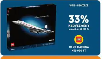 Auchan LEGO Concorde 10318 ajánlat