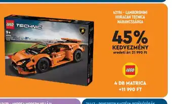 Auchan LEGO Technic Lamborghini Huracán Tecnica ajánlat