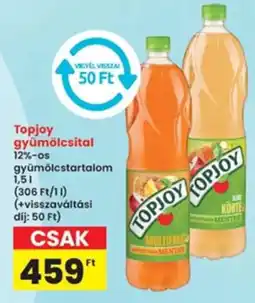 Interspar Topjoy gyümölcsital ajánlat