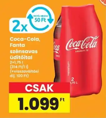 Interspar Coca-Cola, Fanta szénsavas üdítőital ajánlat