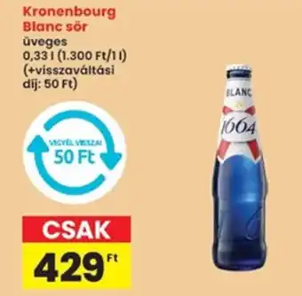 Interspar Kronenbourg Blanc sör ajánlat