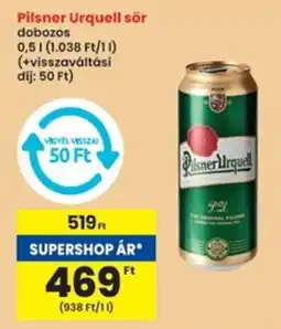 Interspar Pilsner Urquell sör ajánlat