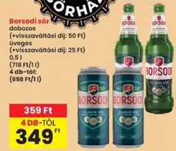 Interspar Borsodi sör ajánlat