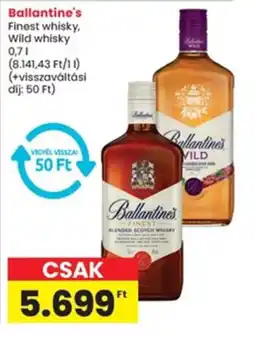 Interspar Ballantine's Finest whisky, Wild whisky ajánlat