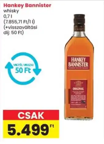 Interspar Hankey Bannister whisky ajánlat