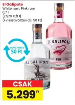 Interspar El Galipote White rum, Pink rum ajánlat