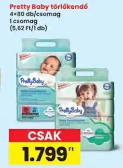 Interspar Pretty Baby törlőkendő ajánlat