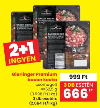 Spar Gierlinger premium bacon kocka ajánlat