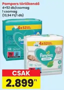 Interspar Pampers törlőkendő ajánlat