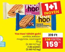 Spar Yoo Hoo! töltött gofri ajánlat