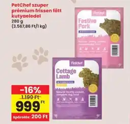 Interspar Petchef szuper prémium frissen fött kutyaeledel ajánlat